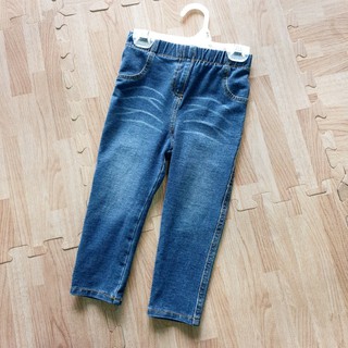 Quần legging giả jean cho bé