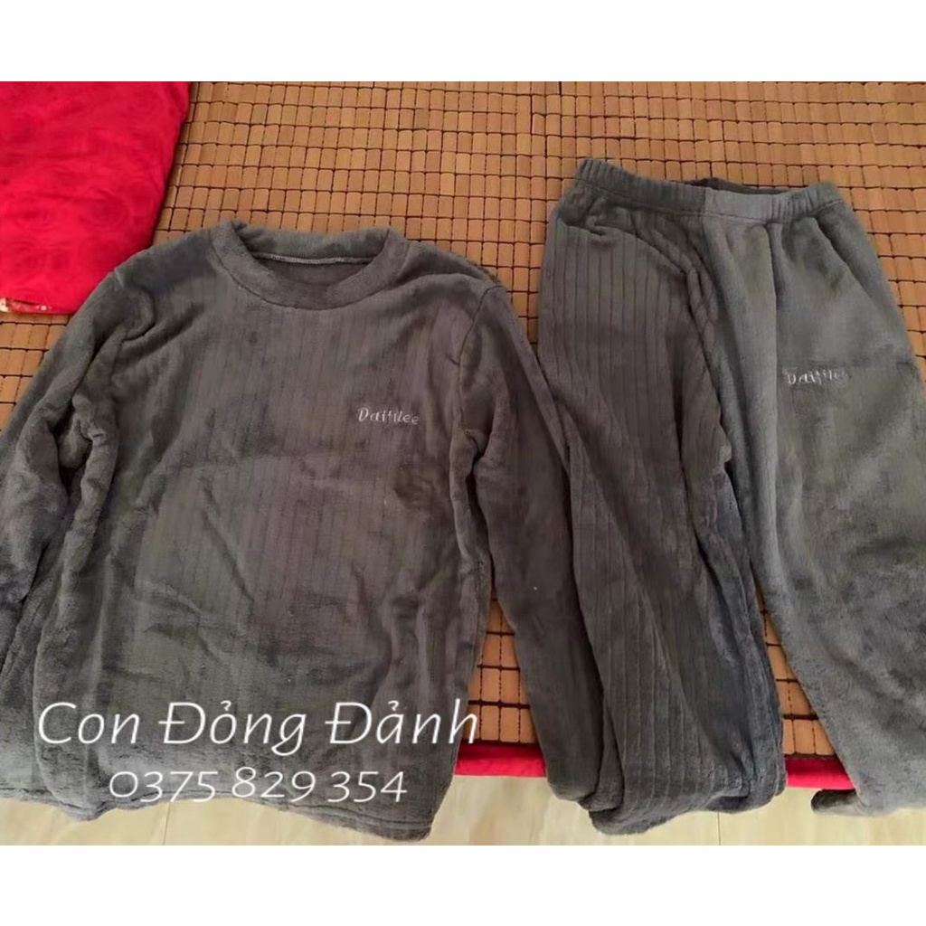 [RẺ VÔ ĐỊCH] BỘ MẶC NHÀ LÔNG MỀM SIÊU ẤM HÀNG QUẢNG CHÂU DN022 | BigBuy360 - bigbuy360.vn