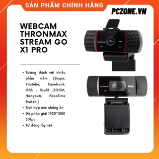 Webcam máy tính có mic full 1080p, livetream ,zoom thronmax stream go x1 pro - chính hãng việt nam - mới 100%