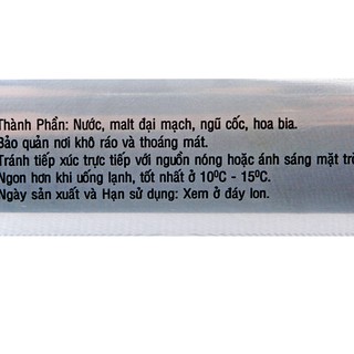 THÙNG 24 LON BIA 333 330ML