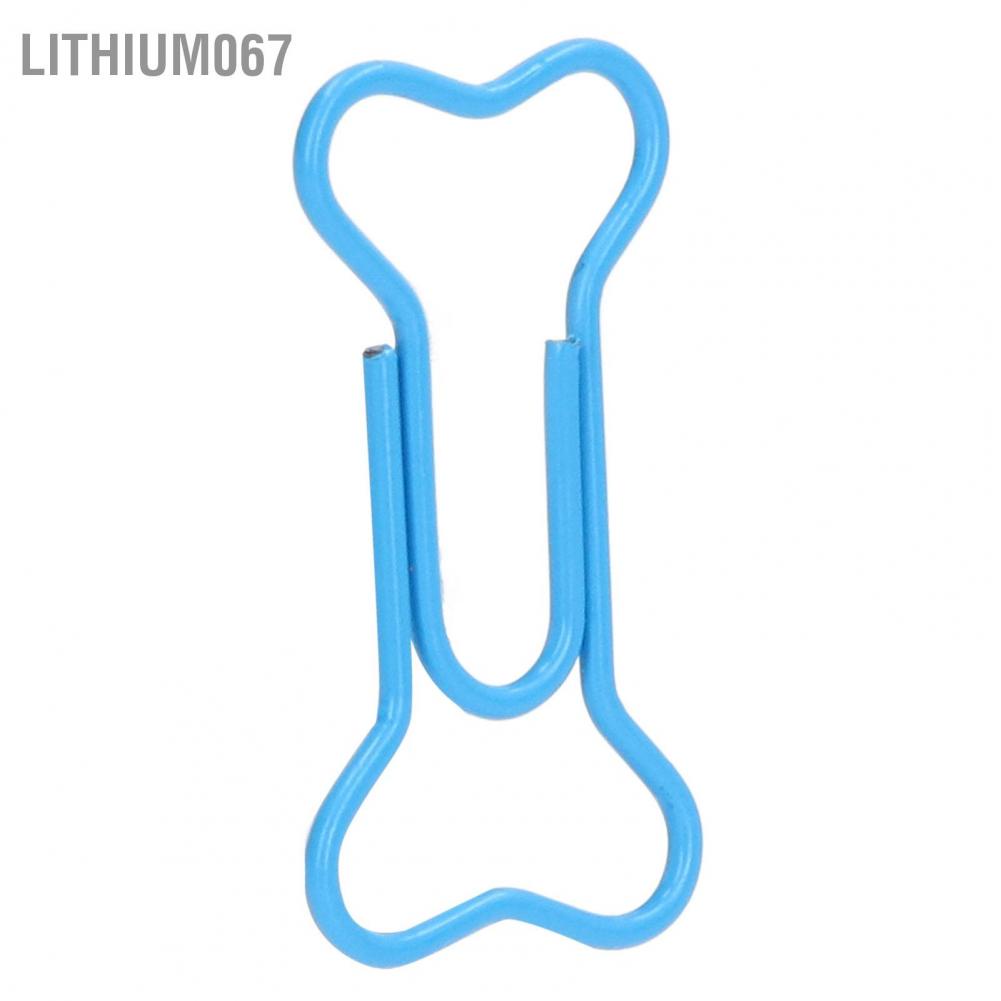 Lithium067 Lithium067 50 cái Kẹp Giấy Hình Xương Màu Đẹp Chống Trượt Bút Văn Phòng Di Động Bone Có để Sử Dụng Hàng Ngày