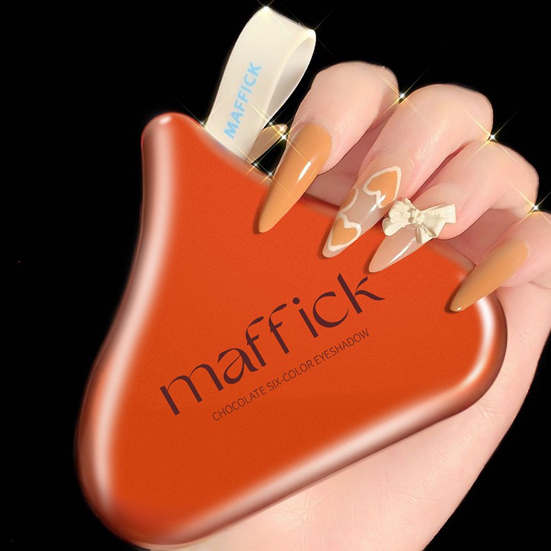 (Hàng Mới Về) Bảng Phấn Mắt MAFFICK 6 Màu Lì / Nhũ Thiết Kế Nhỏ Gọn Tiện Dụng có má hồng phấn mắt tutu mĩ phẩm nội địa trung | BigBuy360 - bigbuy360.vn