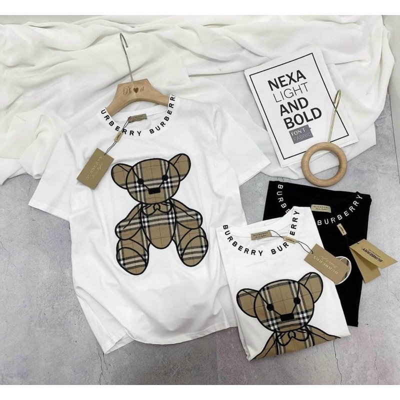 Áo gấu bbr và áo gi-lê đỏ.