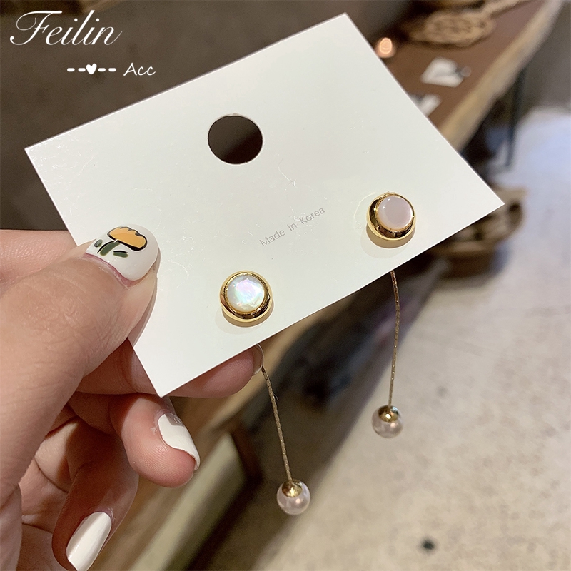 Đôi Khuyên Tai Đính Ngọc Trai Thời Trang Hàn Quốc Dành Cho Nữ