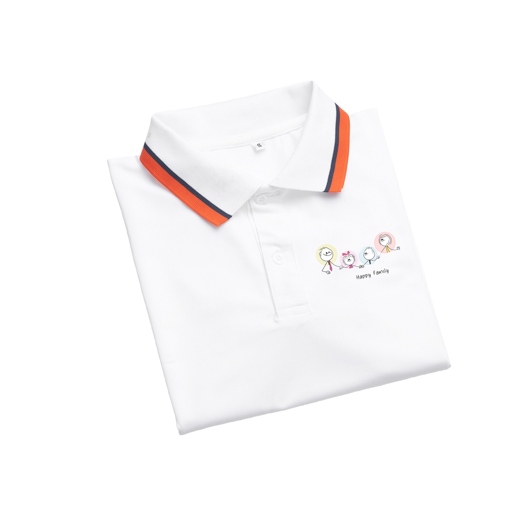 Áo thun polo gia đình cao cấp La'house Uniform - happy family