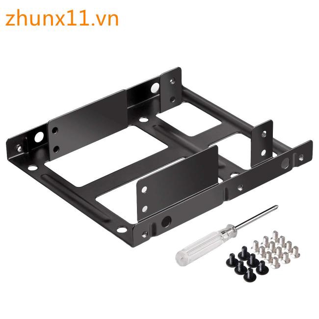 2.5 Inch to 3.5 Inch External HDD SSD Metal Mounting Kit Adapter Bracket with SATA Data Power &