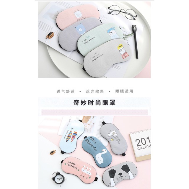 Bịt mắt ngủ kèm túi nước giảm mỏi mắt