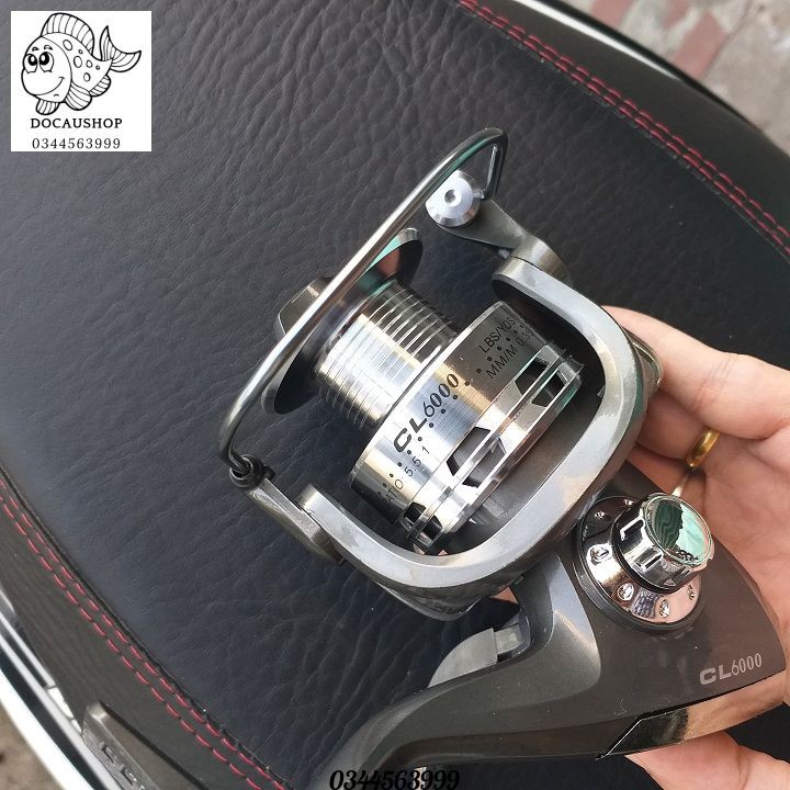 Máy câu cá CL kim loại tải cá lớn đủ size từ 3000,4000,5000,6000,7000