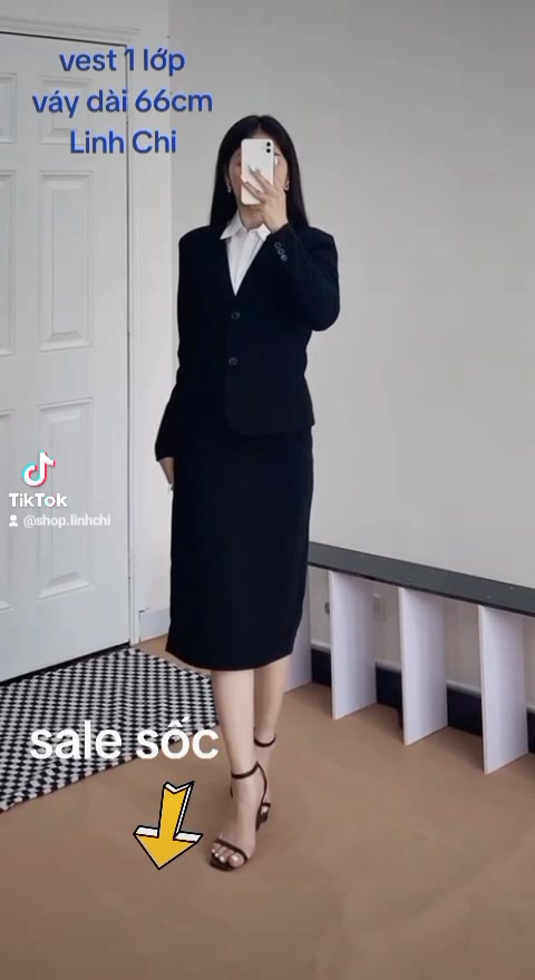 Áo vest nữ công sở tay dài cao cấp LINH CHI  form chuẩn mặc cực tôn dáng có độn vai và túi thật hai bên TD16 | BigBuy360 - bigbuy360.vn