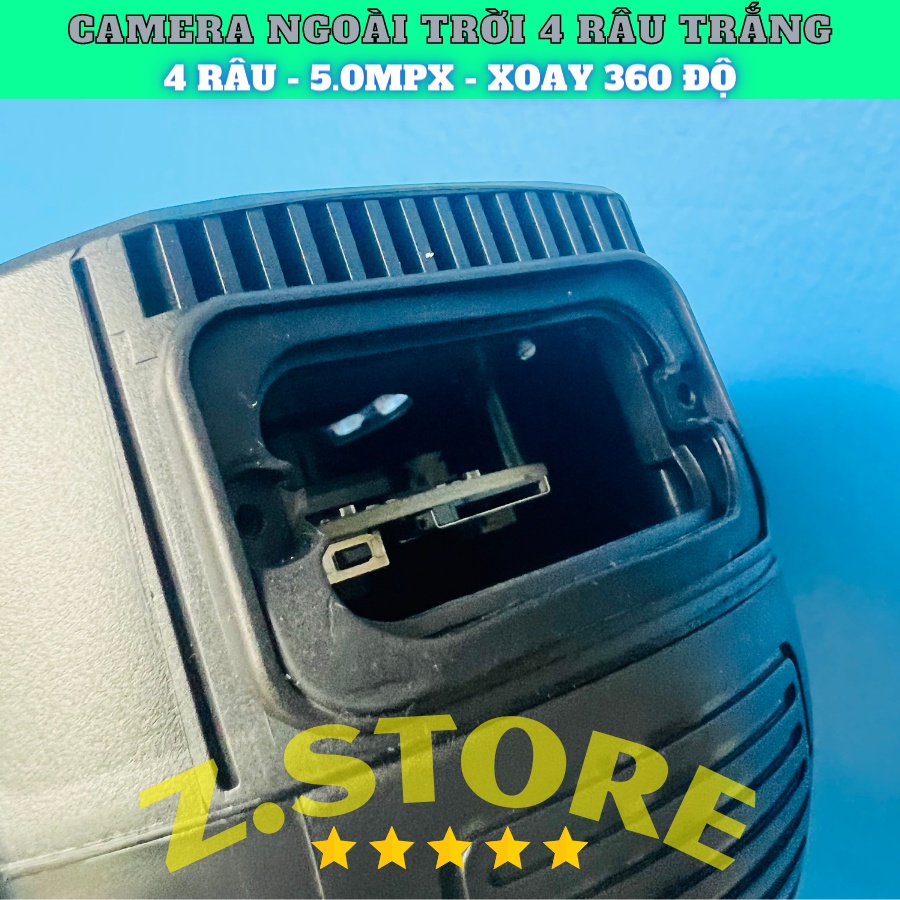 Camera Yoosee PTZ 5.0 MPX 15 led - Gray, đàm thoại 2 chiều, chống nước, hàng chính hãng camera wifi ptz 4 râu trắng