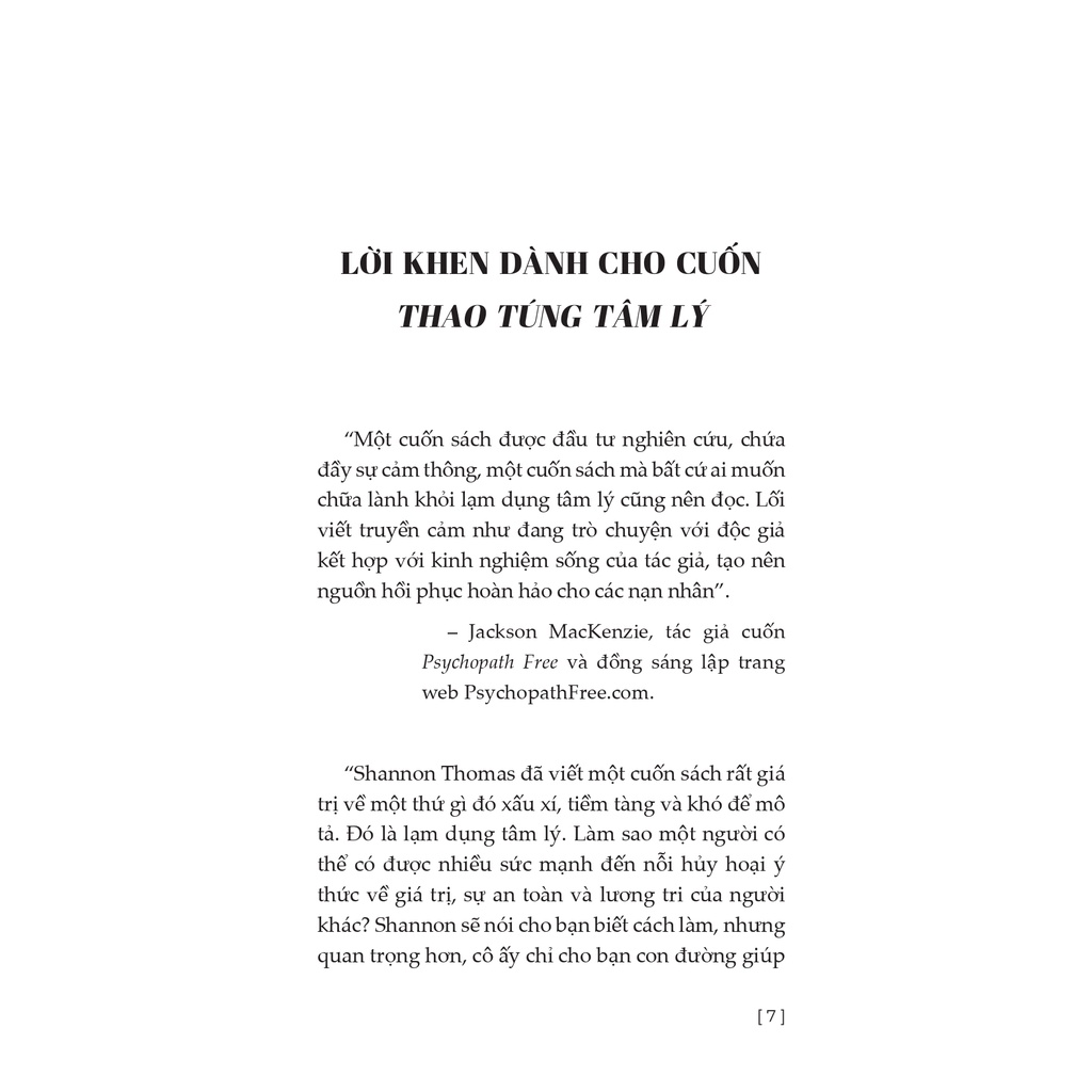 Sách Thao Túng Tâm Lý - Nhận Diện, Thức Tỉnh Và Chữa Lành Những Tổn Thương Tiềm Ẩn