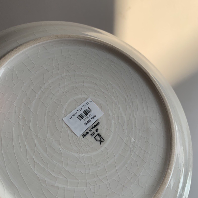 Đĩa sứ Ikea size 20cm