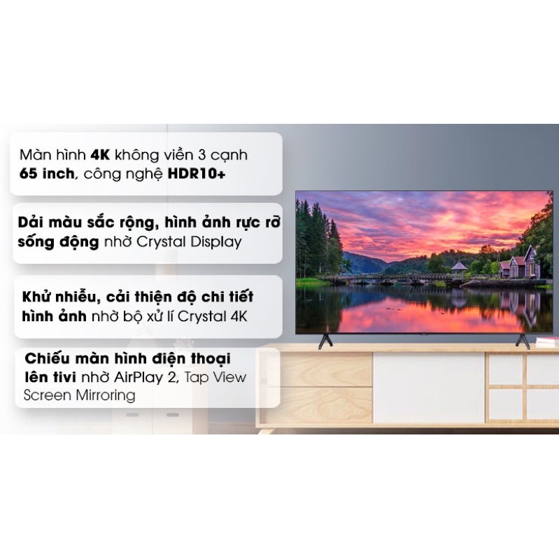 Smart Tivi Samsung 4K 65 inch UA65TU7000