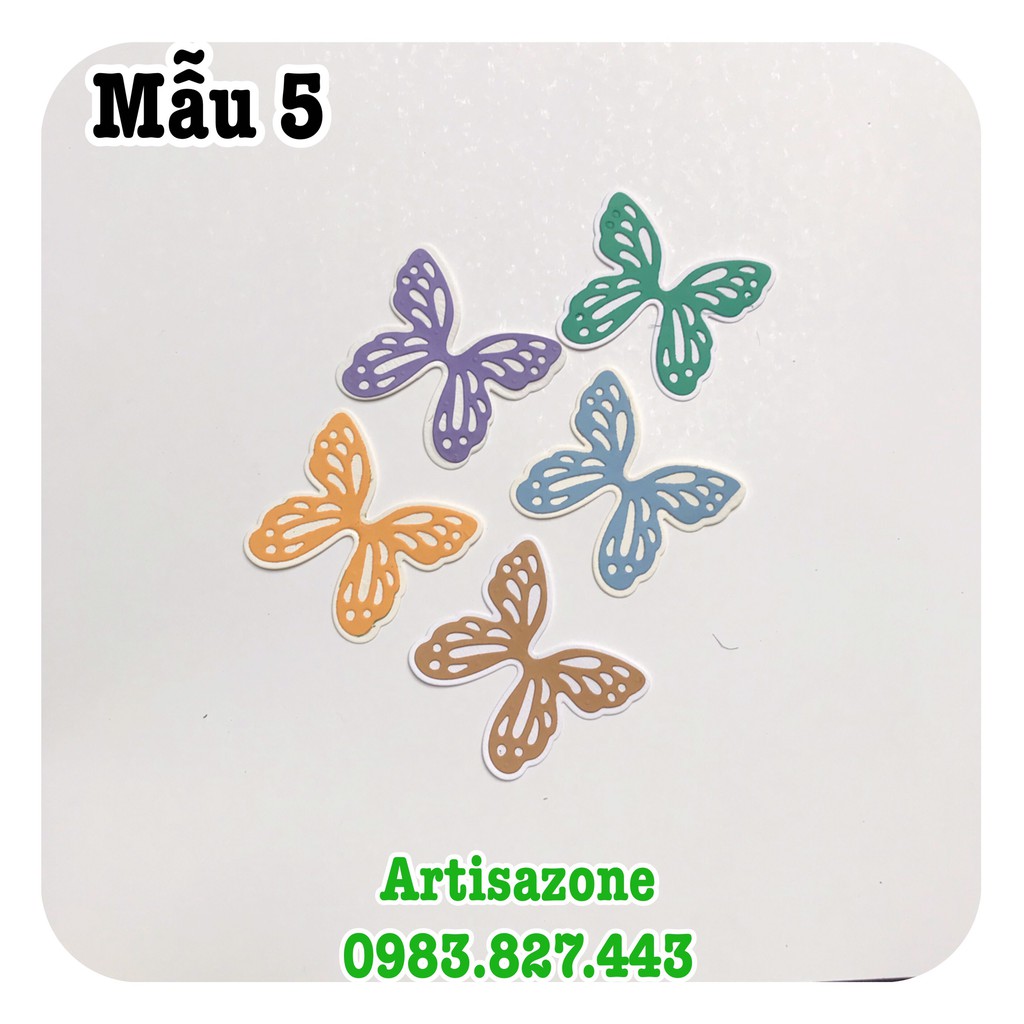 Bướm giấy size nhỡ - Trang trí scrapbook, love box, album, thiệp...