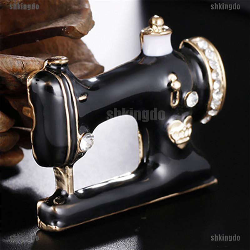 Trâm Cài Cổ Áo Hình Máy May Độc Đáo