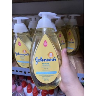 Sữa Tắm Gội Jonson Baby Top-To-Toe 500ml