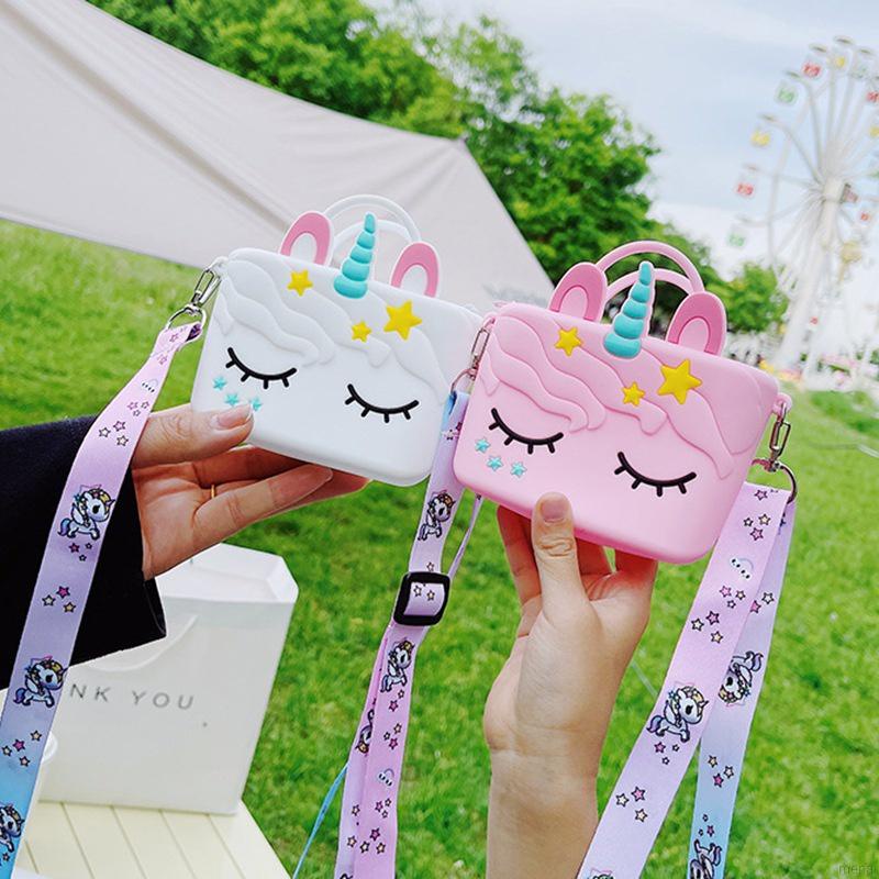 Túi đeo chéo hình hoạt hình xinh xắn cho bé gái