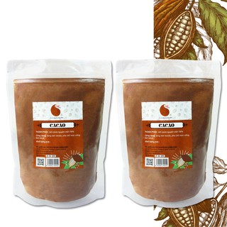 2 gói (200g/gói) - Bột cacao nguyên chất không đường - Light Cacao