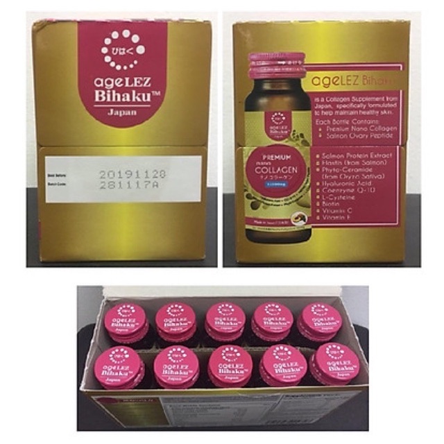 1C Collagen Nano Nhật Bihaku 50ML /13500Mg | Thế Giới Skin Care