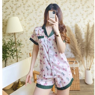 Bộ ngủ lụa mặc nhà Pijama lụa cao cấp siêu mát mịn