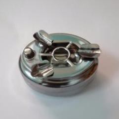 Khay gạt tàn thuốc lá nút bấm INOX- GAT0030