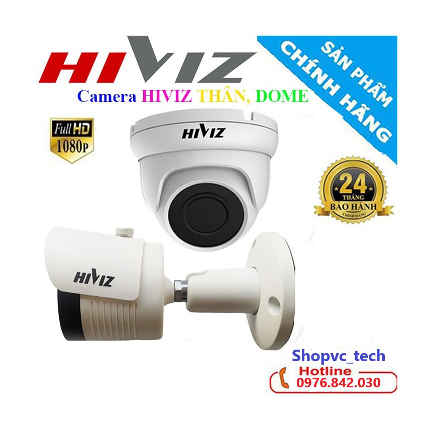 [ CHÍNH HÃNG ] COMBO trọn bộ camera và đầu ghi Hizviz full HD sắc nét