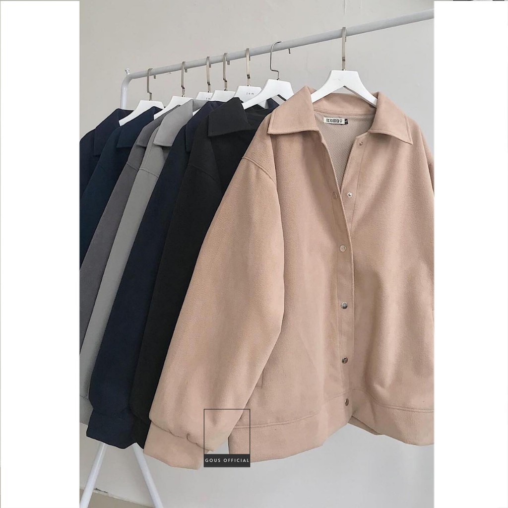 Áo Khoác Jacket Chất Nhung Dày Dặn Áo Khoác Nữ Mẫu Thu Đông Hot 2021 Mẫu Khoác Cúc Bấm Xinh Xắn 1762