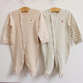 Body cotton hữu cơ cho bé 0-9 tháng tuổi