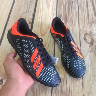 giày bóng đá đủ size lớn nhỏ 32-43,giày đá banh sân cỏ  màu đen cam phun sơn may đế ( chất store )