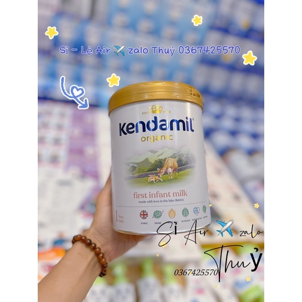 (Hàng trả bill / Date 2/2025) Sữa Kendamil Số 1, 2, 3 - Hộp 900g