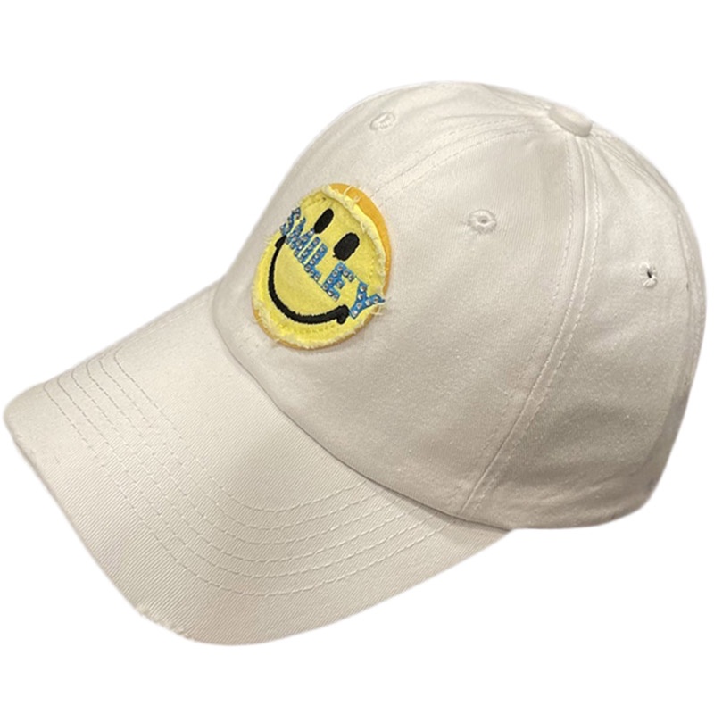 Nón Lưỡi Trai Họa Tiết Mặt Cười Dễ Thương Phong Cách Hàn Quốc 2022