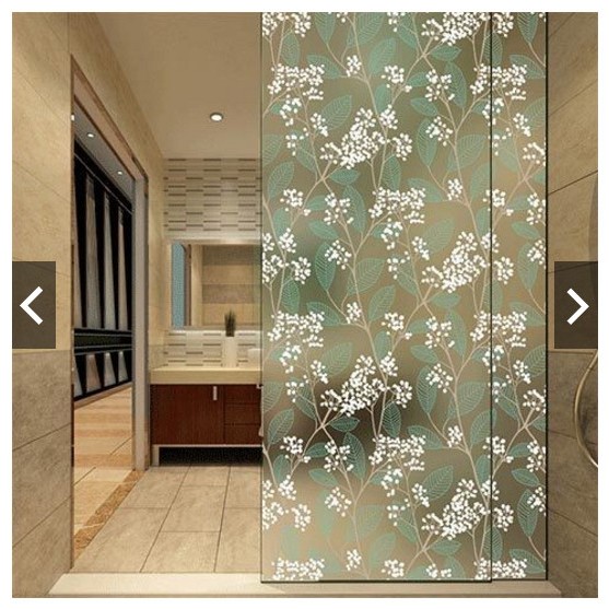 Combo 5m giấy dán kính hoa lá khổ rộng 0,45m.aqa