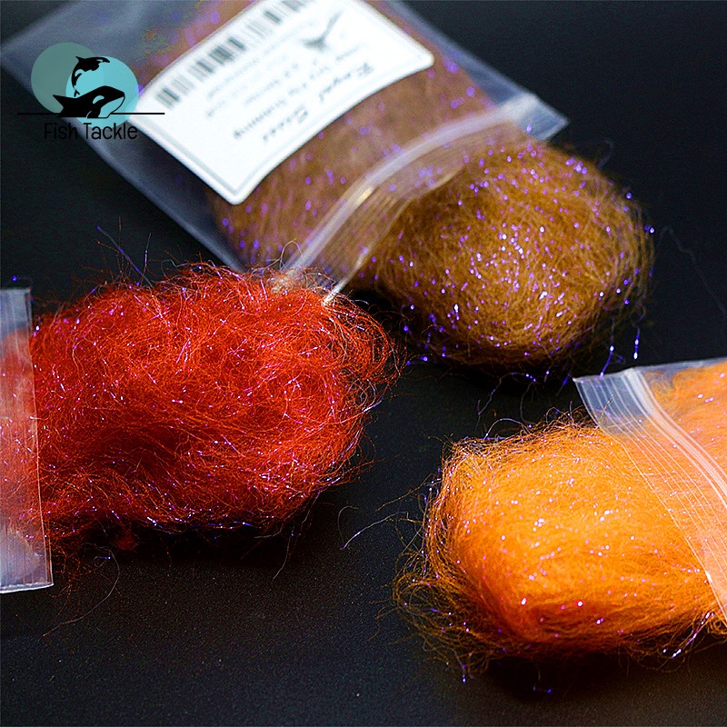 Fly Fishing Tying Materials Dry Fly Dubbing Plus UV Ice Dub Fiber