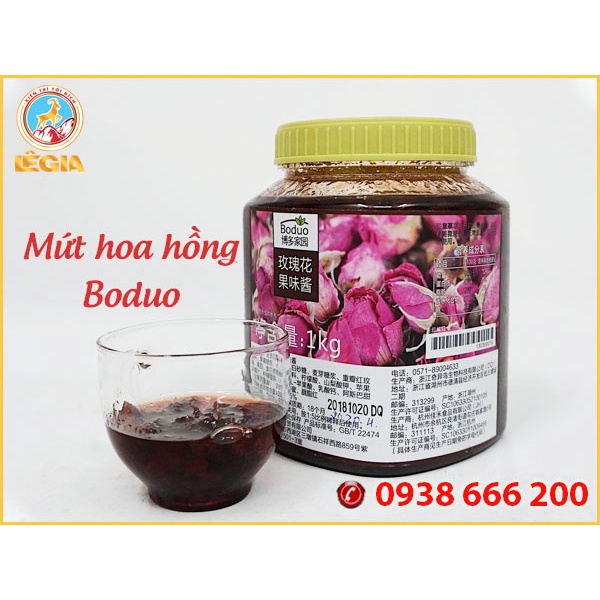 Mứt BODUO Hoa Hồng 1KG (ROSE JAM)