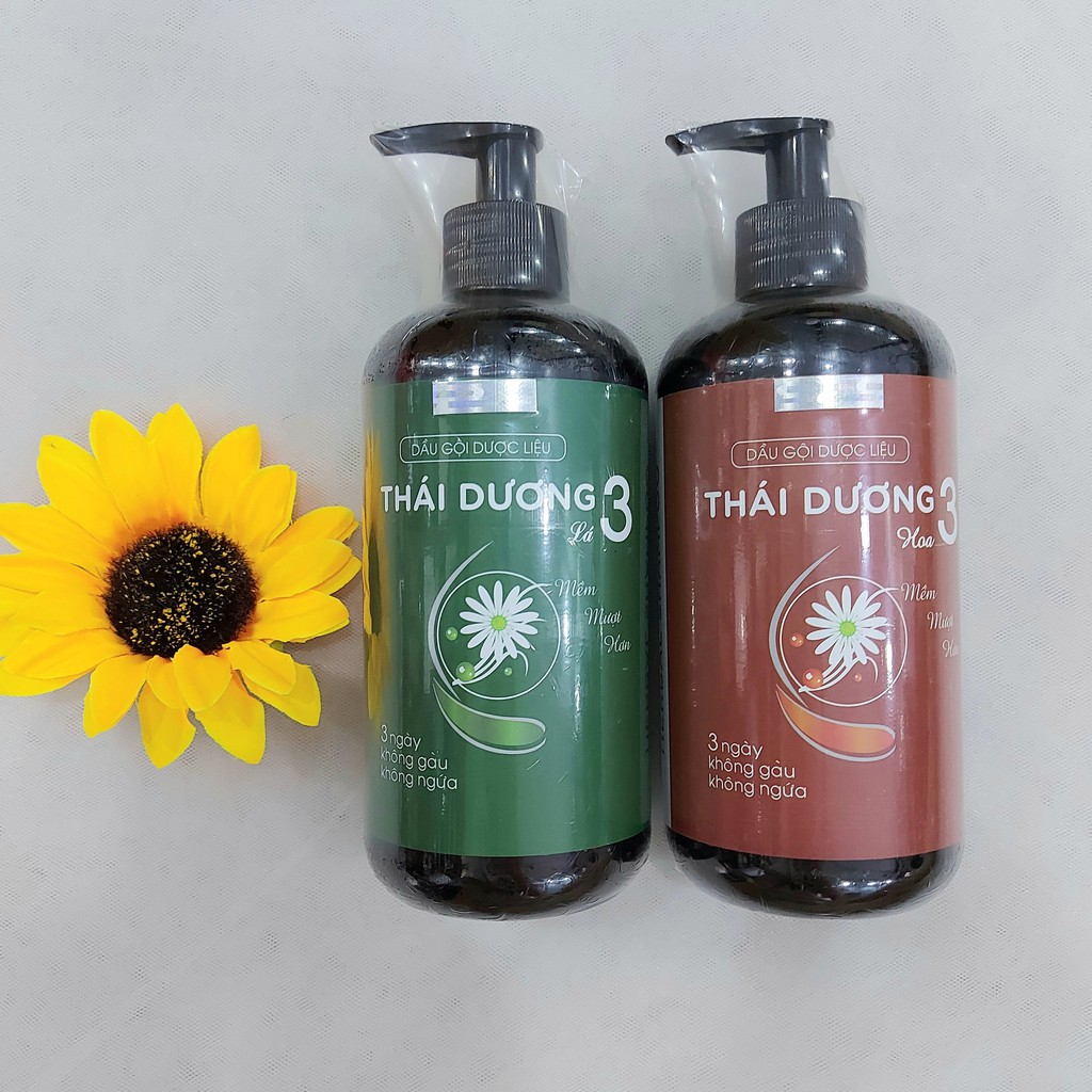 Dầu gội Thái Dương 3 & 7 - (600 & 480ml) Suôn mềm, thoáng mát da đầu và chống rụng tóc | BigBuy360 - bigbuy360.vn