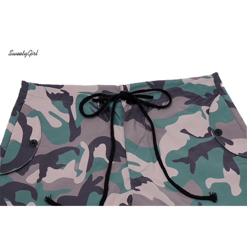 MsMona Quần Dài Ống Rộng Lưng Thấp In Họa Tiết Rằn Ri Thời Trang 2022 Cho Nữ