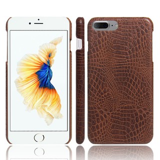 For iPhone 8 Plus Case Crocodile Pattern Skin Hard Cover
