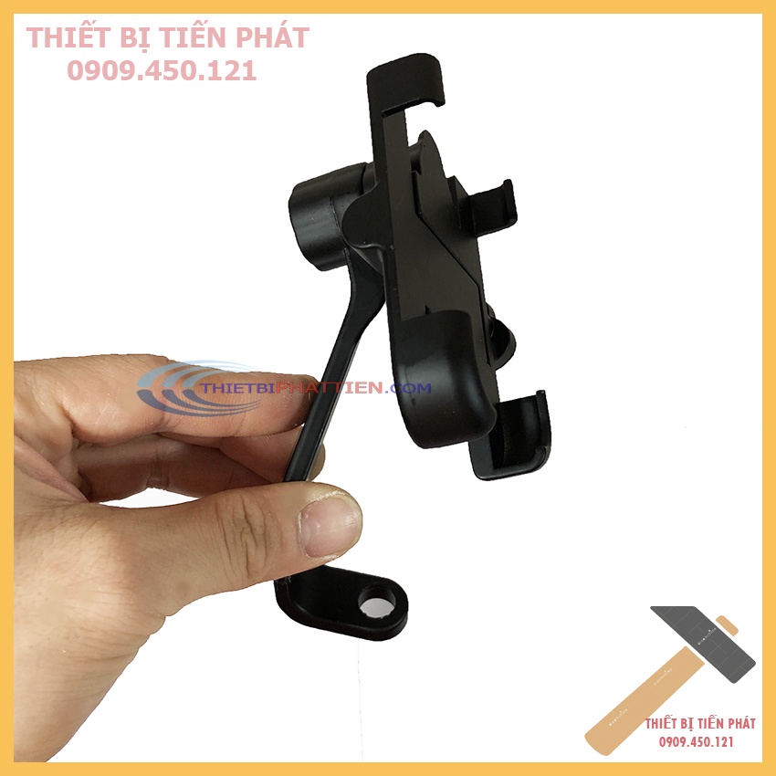 Giá Đỡ Điện Thoại Hợp Kim Cao Cấp Gắn Cho Xe Máy Phone Holder