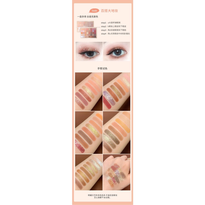 [Hàng mới về] Bảng phấn mắt 40 màu MAFFICK màu lỳ/ màu nhũ | BigBuy360 - bigbuy360.vn