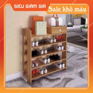 KỆ GỖ ĐỂ GIÀY 5 TẦNG CỰC CHẮC CHẮN