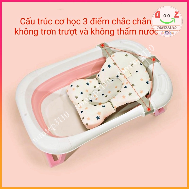Phao Tắm, Lưới Tắm Đỡ Lưng Cao Cấp Cho Bé Sơ Sinh Đến 3 Tuổi