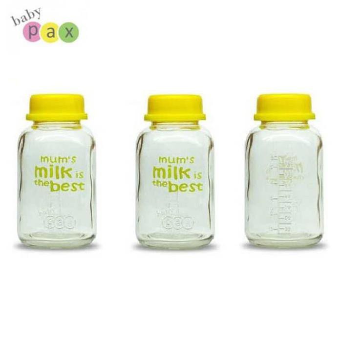 Bộ 3 Bình Sữa Thủy Tinh Dung Tích 150ml Cho Bé