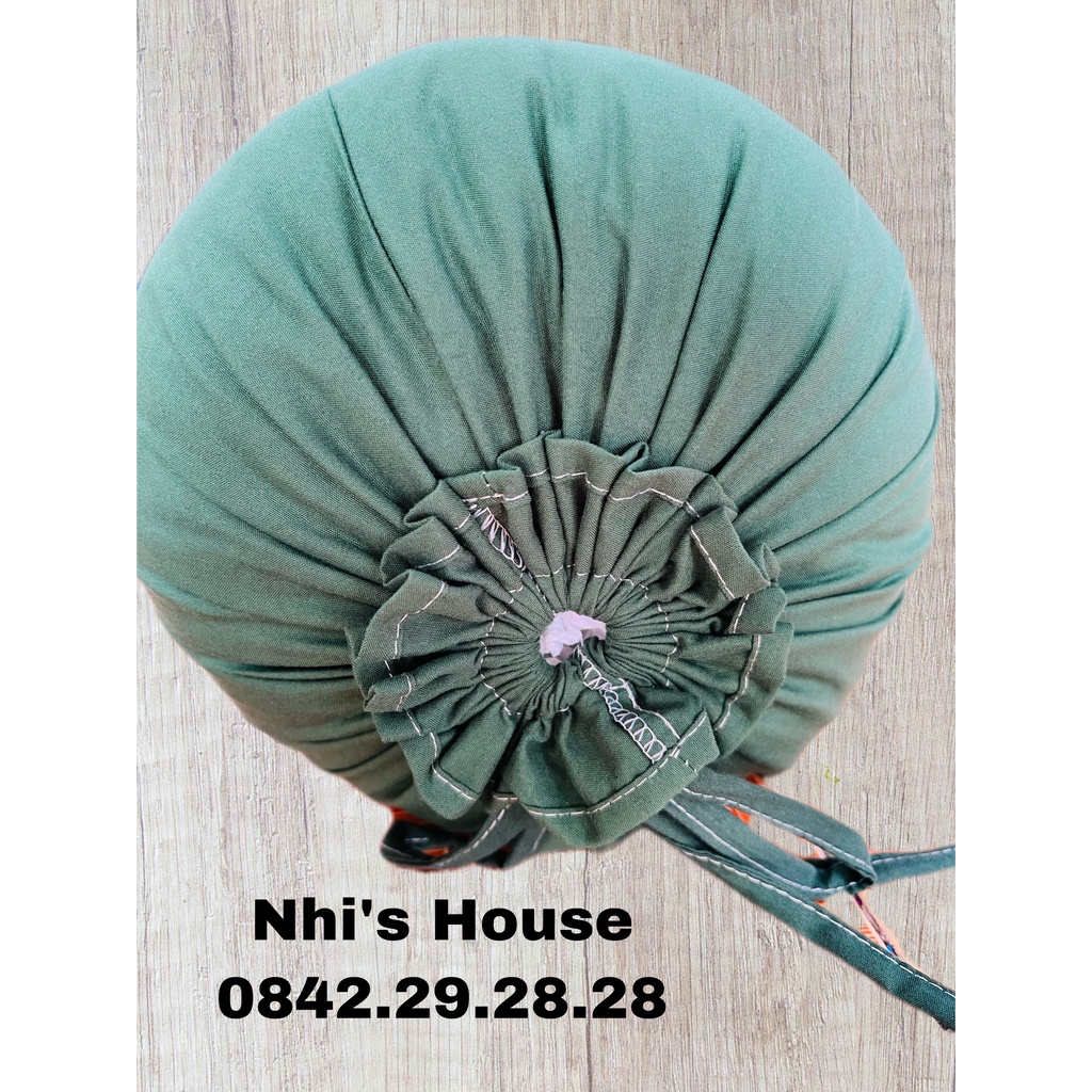 Vỏ gối ôm cotton tici mềm mịn, màu theo bộ màu ga gối tici, đủ kích thước
