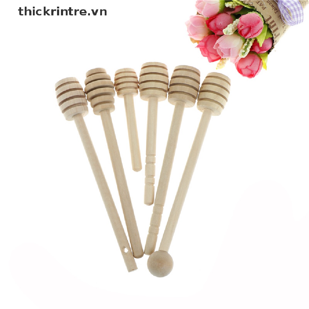 Muỗng Múc Mật Ong Bằng Gỗ Với Tay Cầm Dài Tiện Dụng