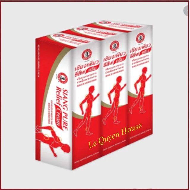 [Hàng chính hãng]Gel Xoa Bóp Ông Già  SIANG PURE RELIEF Thái Lan 30gr