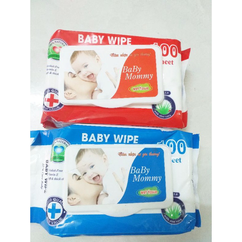 khăn ướt Baby Wipe (100 tờ)mềm mịn cho da bé