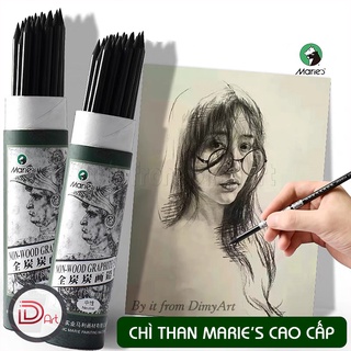 Chì than Marie's cao cấp vẽ chân dung, truyền thần