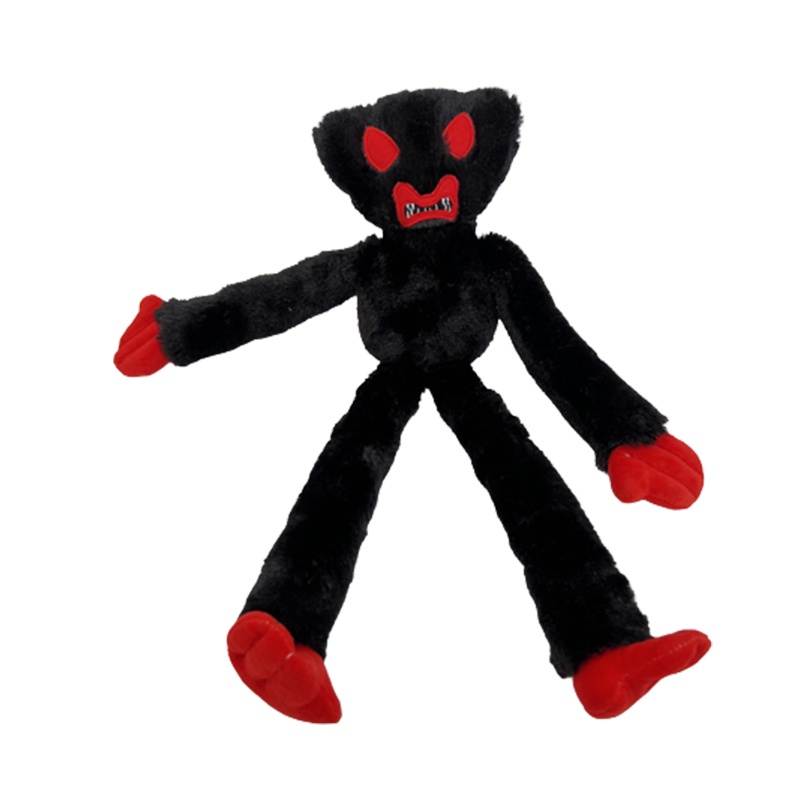 Newest 40cm Black Poppy Playtime Huggy Wuggy Plush Toy Soft Stuffed Monster Doll Kids gift