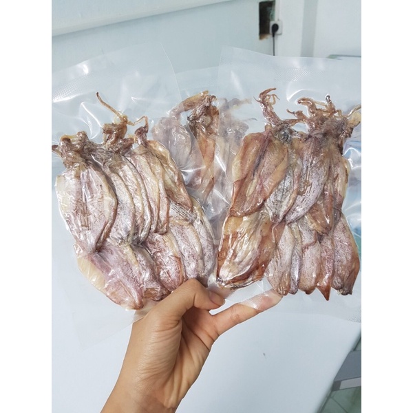 [Mã 77FMCGSALE1 giảm 10% đơn 250K] 1 túi Mực khô mini hàng CÂU ngọt 100gr từ 16 - 20 con | BigBuy360 - bigbuy360.vn