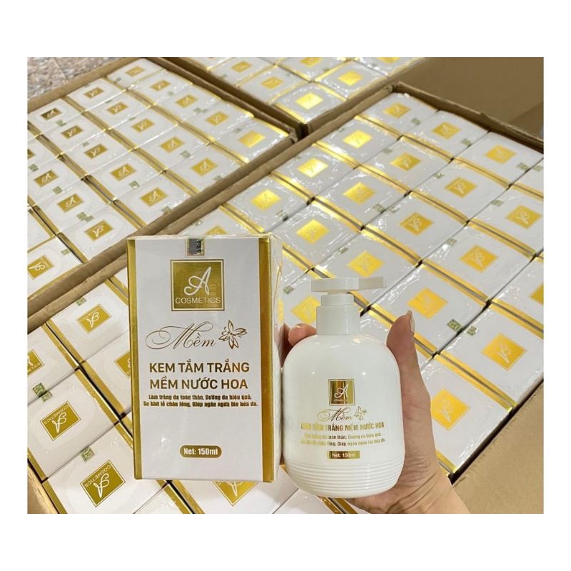 Kem Tắm Trắng Mềm Hương Nước Hoa Acosmetic Ủ Trắng Qua Đêm